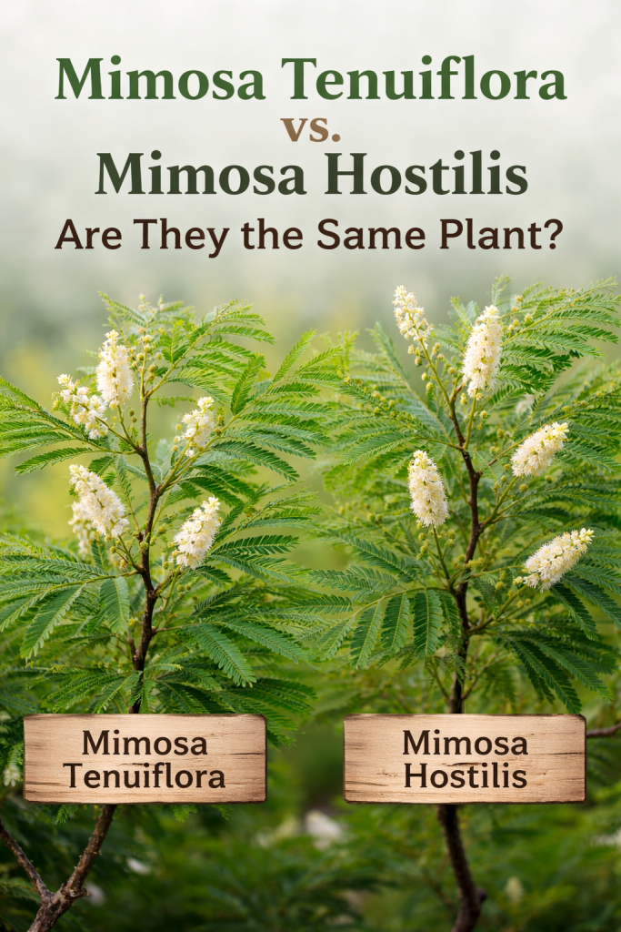 | Mimosa Tenuiflora vs Mimosa Hostilis: Are They the Same Plant? Mimosa Tenuiflora vs Mimosa Hostilis: Are They the Same Plant?