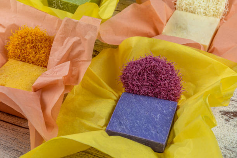 Color & Texture in Botanical Soaps