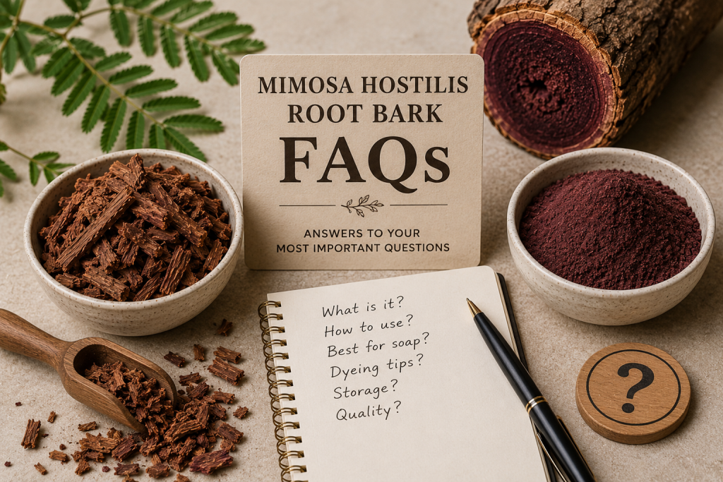| Mimosa Hostilis Root Bark FAQs: Advanced Questions Answered for Soap, Dyeing, and Sourcing mimosa hostilis root bark FAQs